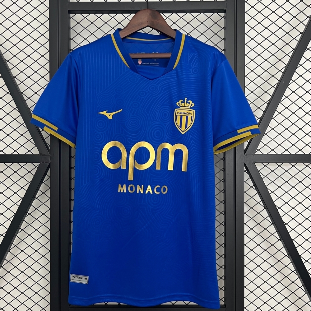 Monaco Blue and Gold Sports Jersey